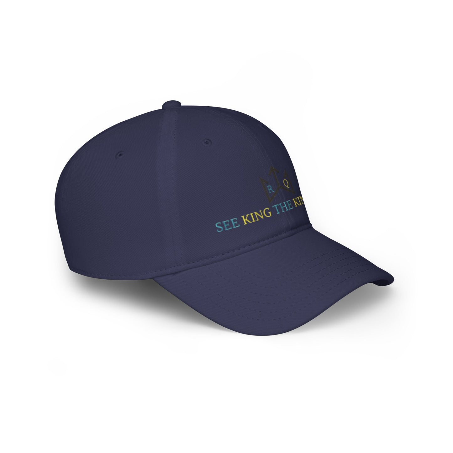 Kingdom Vibe Low Profile Baseball Cap – Stylish Green Hat with Inspirational Message