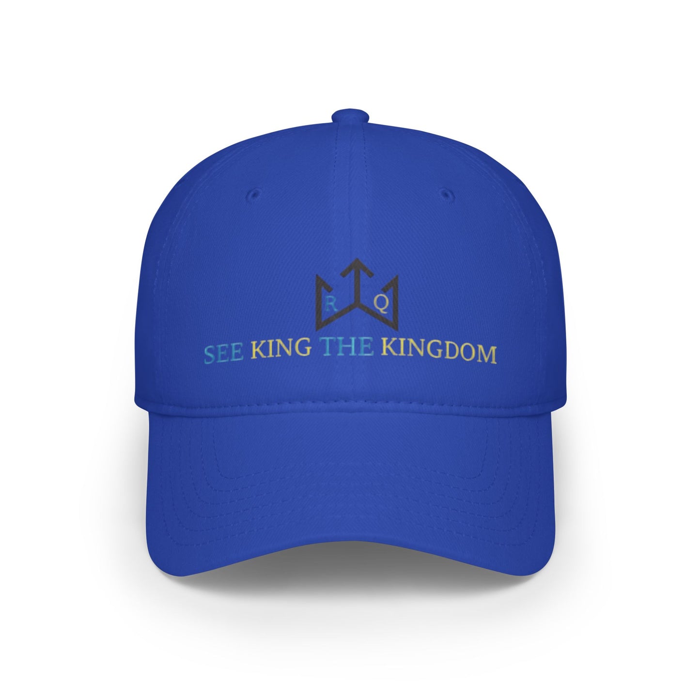 Kingdom Vibe Low Profile Baseball Cap – Stylish Green Hat with Inspirational Message